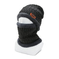 Mens Womens Winter Beanie Hat Scarf Set,Warm Knit Thick Fleece Lined Winter Skull Cap Neck Warmer for Men Women Gifts